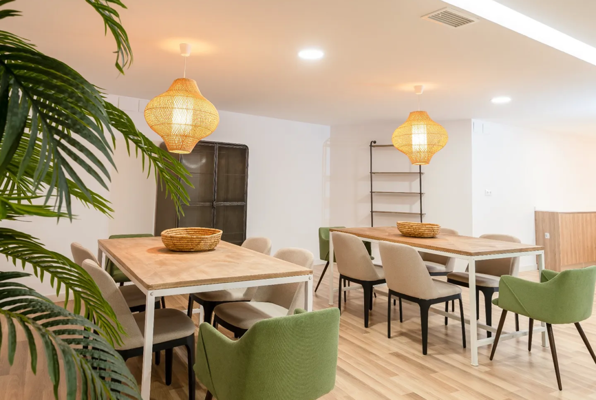 the edge of a residential complex in Spain