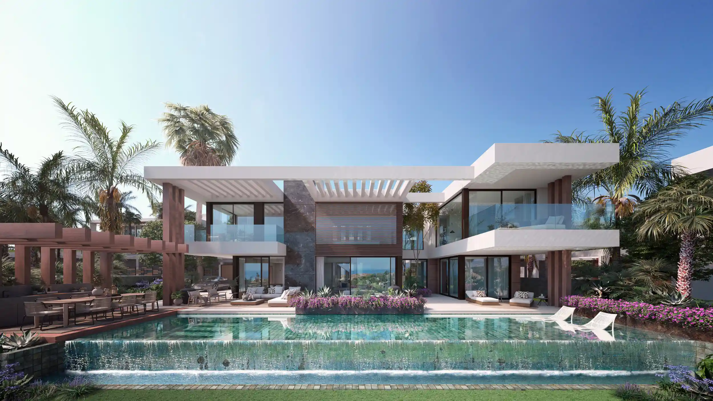 Luxury property overlooking Marbella