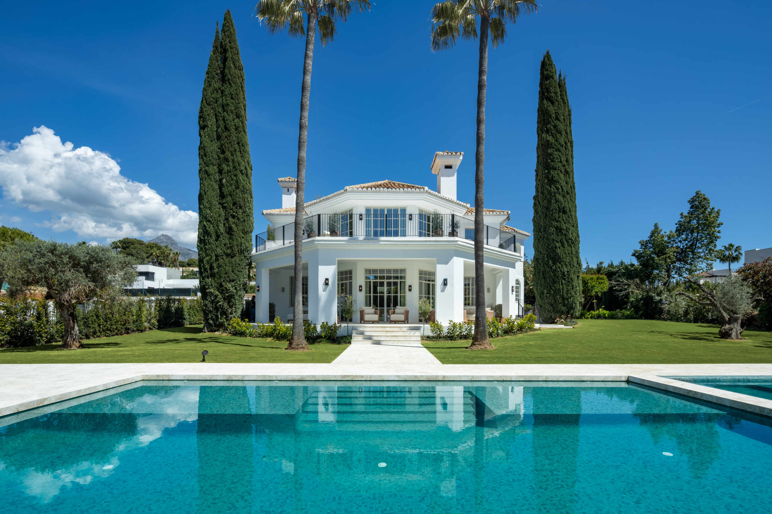 Luxury Marbella villa with a pool